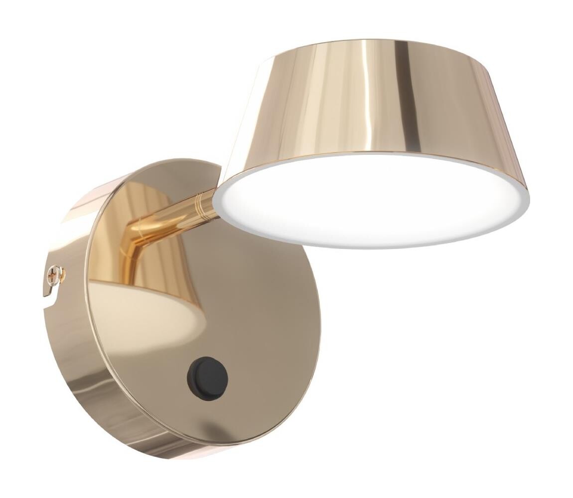 Open Design OR86539 - LED Nástěnná lampa TIMO LED/6W/230V 3000/4500/6500K mosaz OR86539