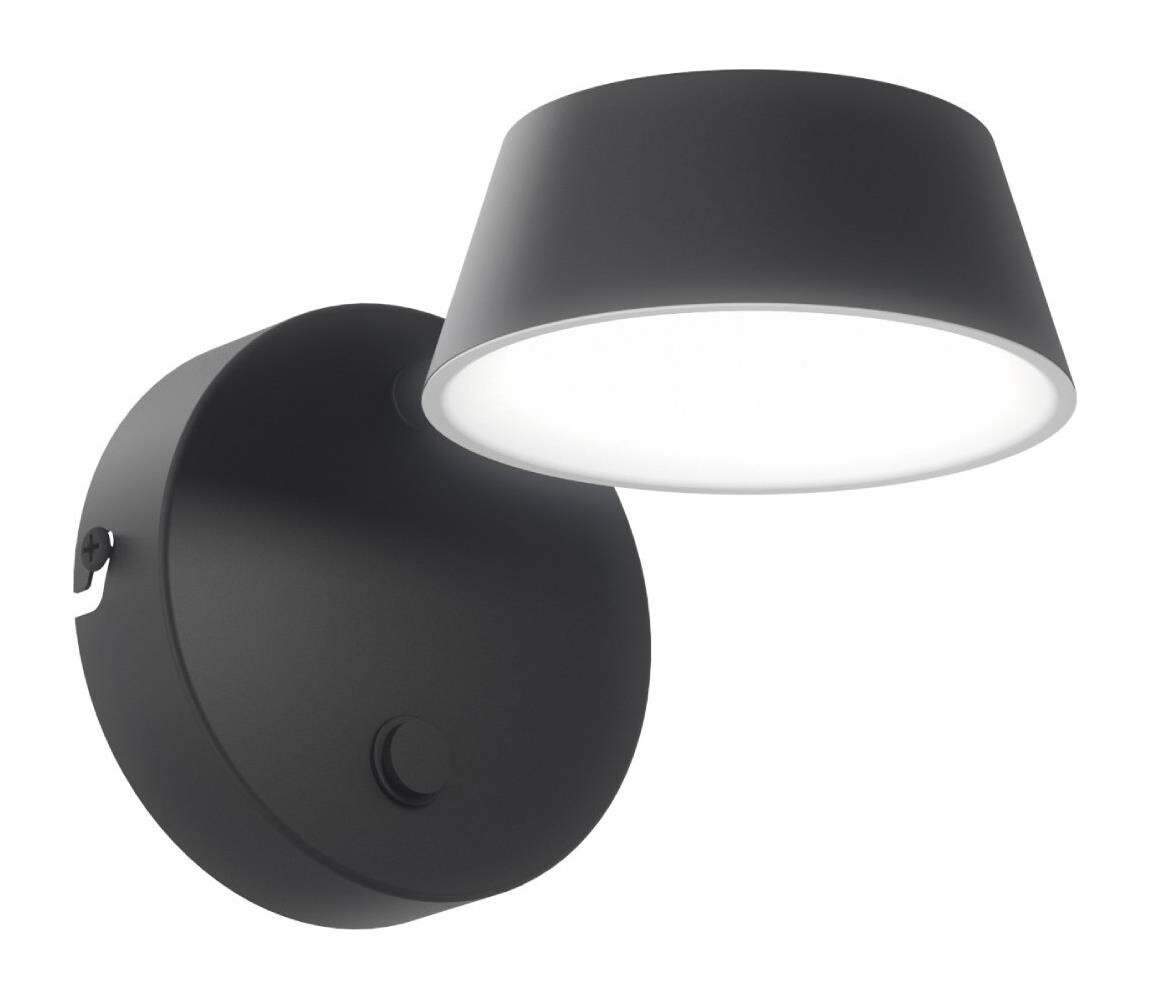 Open Design OR86522 - LED Nástěnná lampa TIMO LED/6W/230V 3000/4500/6500K černá OR86522