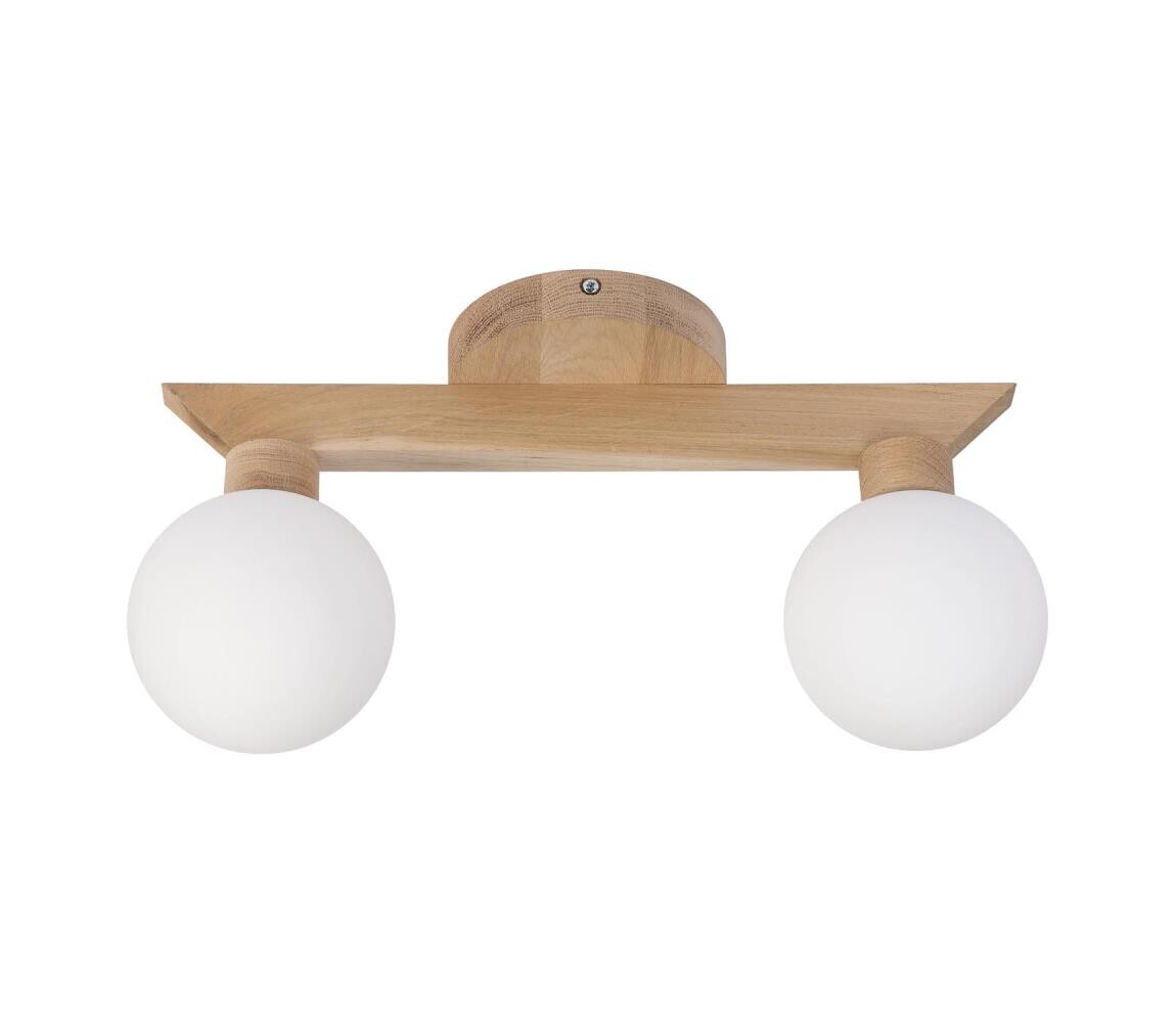 Přisazený lustr ANTONIO 2xG9/5W/230V dub/bílá LM-2.128/DĄB