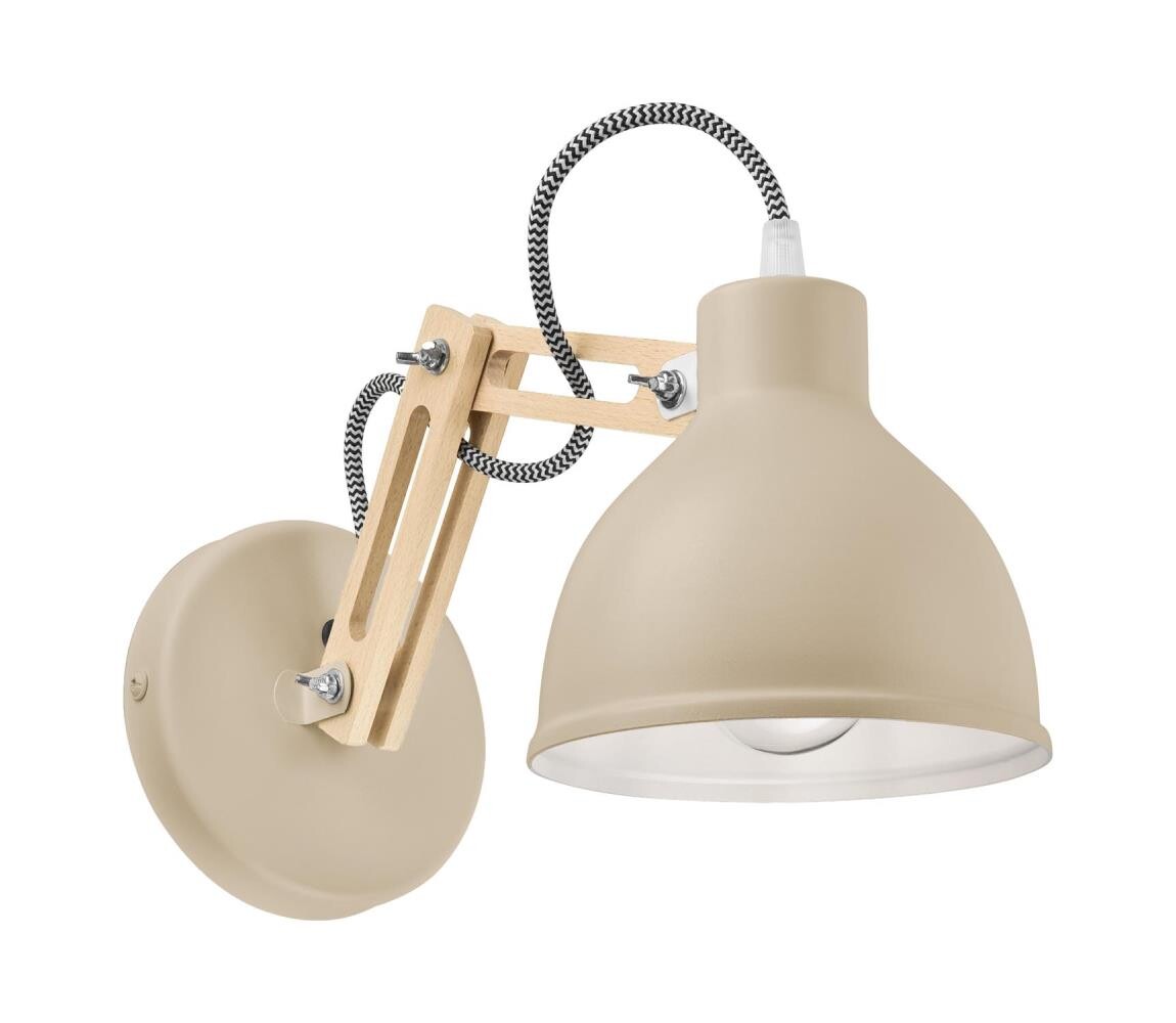 Nástěnná lampa MARCELLO 1xE27/15W/230V béžová KM-1.96/BEŻOWY NATURALNY