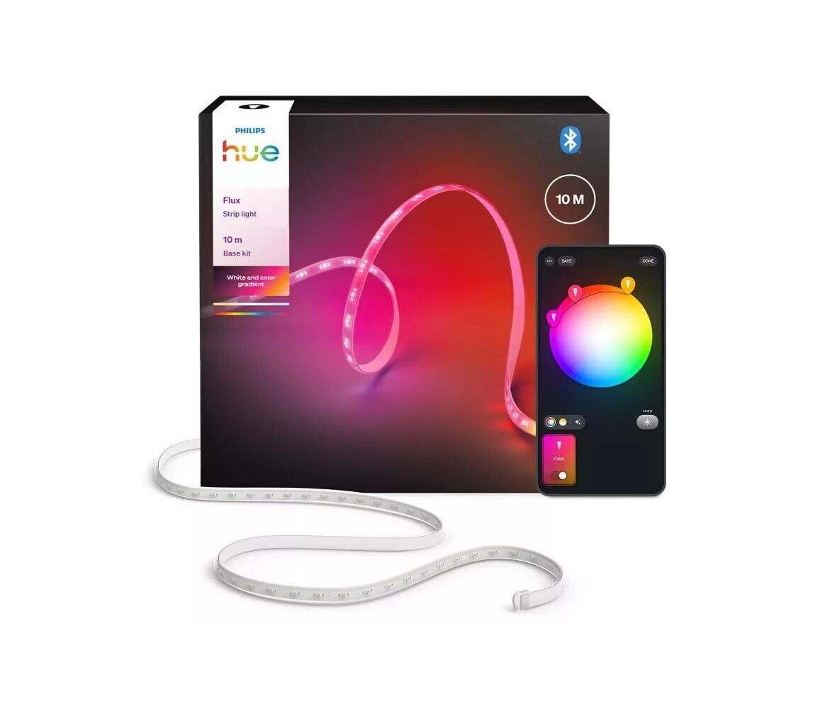 Philips - LED RGBW Stmívatelný pásek Hue FLUX 10m LED/20W/230V 2200-6500K 8721103088215