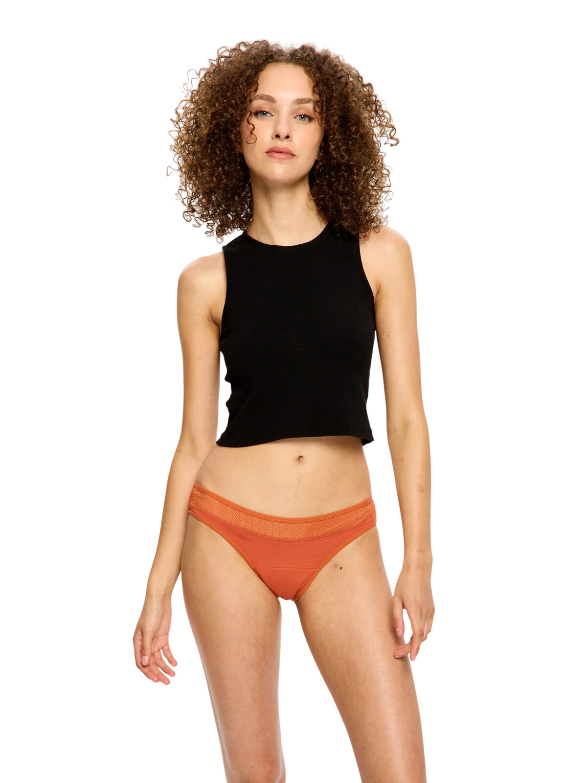 Menstruační kalhotky Modibodi Sensual Bikini Light Burnt Brick (MKMSBLBB) M