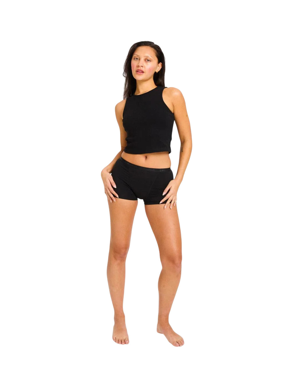 Menstruační kalhotky Modibodi Basic Boyshort Super Overnight (MKMBBSO) S