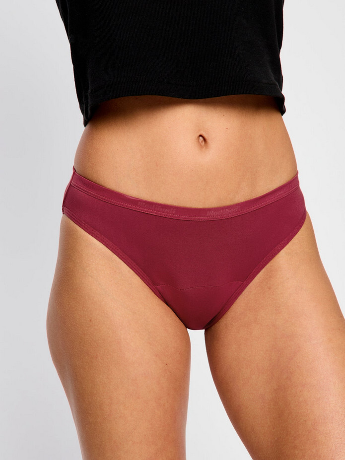 Menstruační kalhotky Modibodi Classic Bikini Moderate Bud Red (MKMCBMBR) M