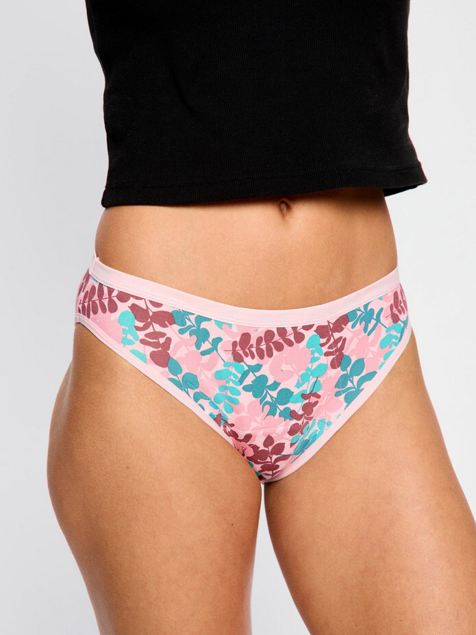 Menstruační kalhotky Modibodi Classic Bikini Super Ivy Garden (MKMCBSIG) M