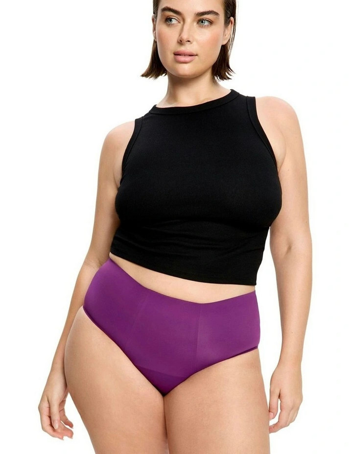 Menstruační kalhotky Modibodi Allure Seamfree Full Brief Super Mystic Purple (MKMASFBSMP) XS