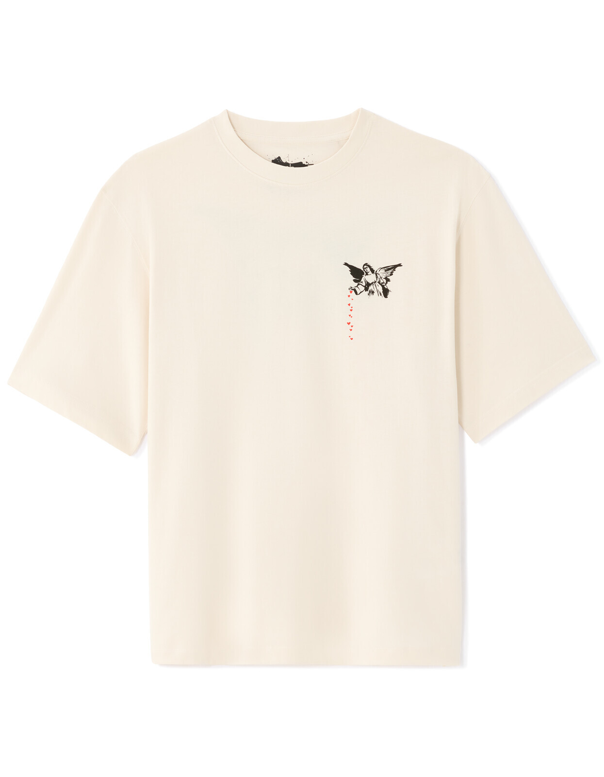 Celio Banksy triko - krémové