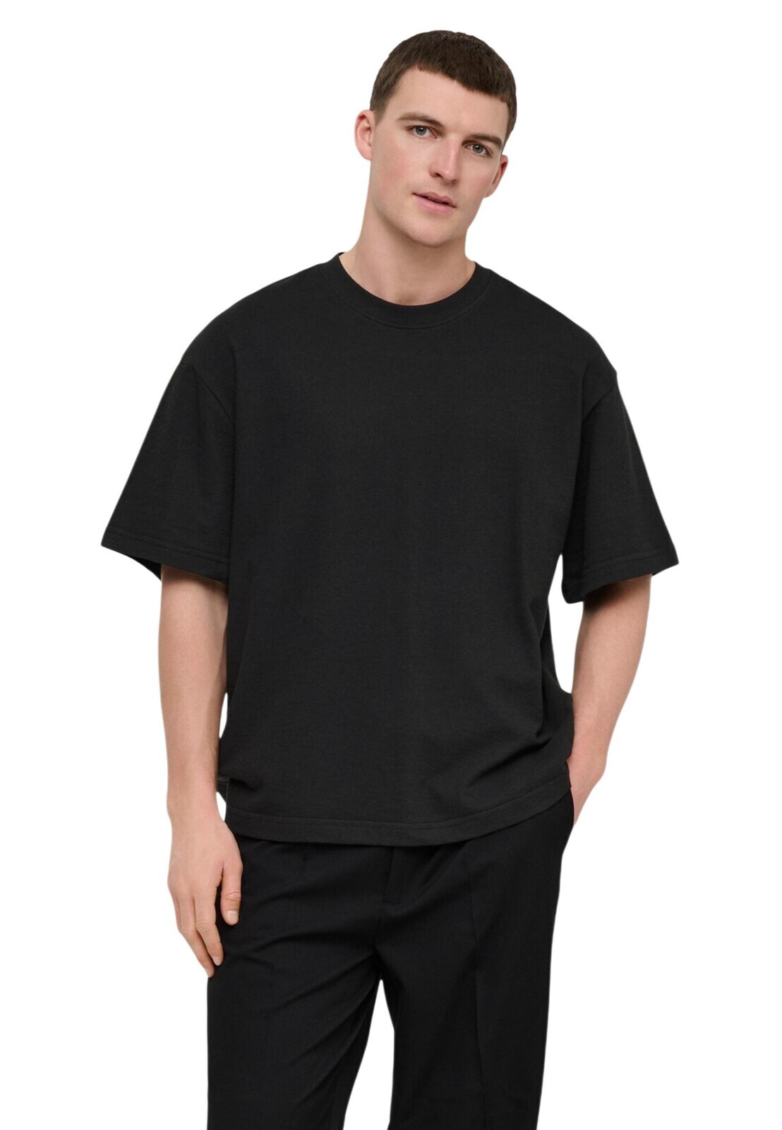 Černé triko Only & Sons