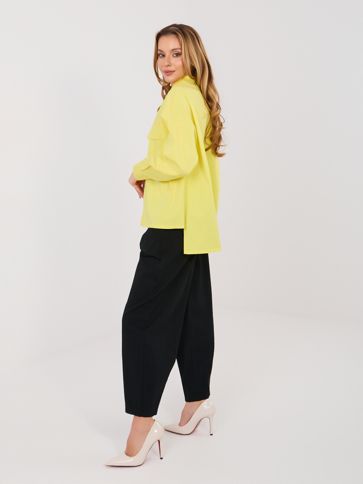 Černé volné kalhoty