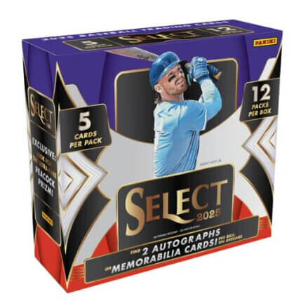 2025 Panini Select Baseball Hobby Box - karty MLB