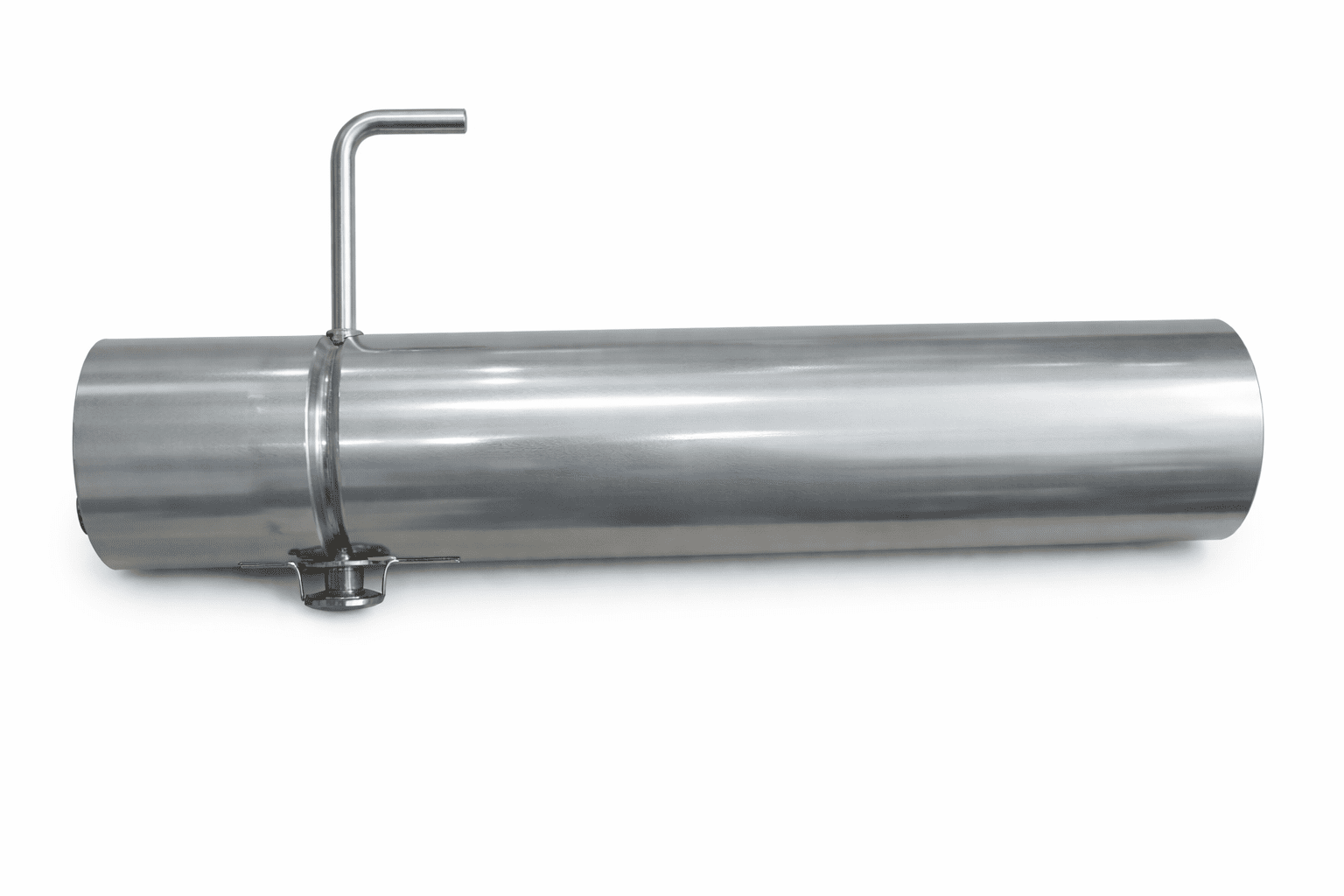 Česká republika Nerezová komínová roura s klapkou,  Ø 102mm délka 0,5m