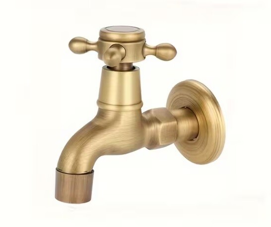 Eco produkty Mosazný nástěnný výtokový ventil 1/2