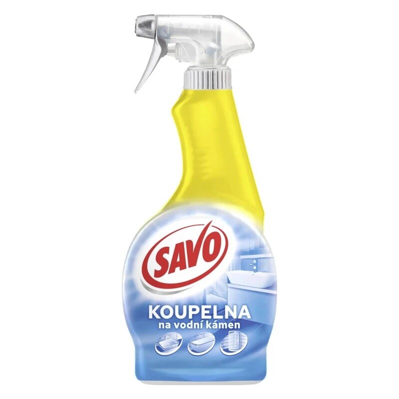 SAVO koupelna čistící prostředek na vodní kámen, 500 ml