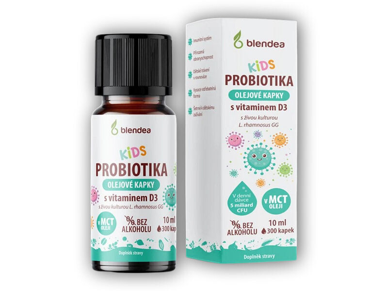Blendea Blendea Probiotika pro děti s vitamínem D3 10ml
