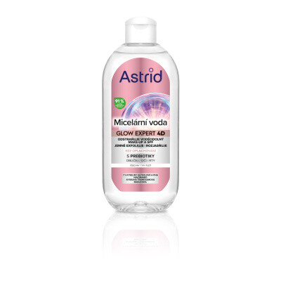 Astrid Glow Expert 4D micelární voda pro rozjasnění pleti 400 ml