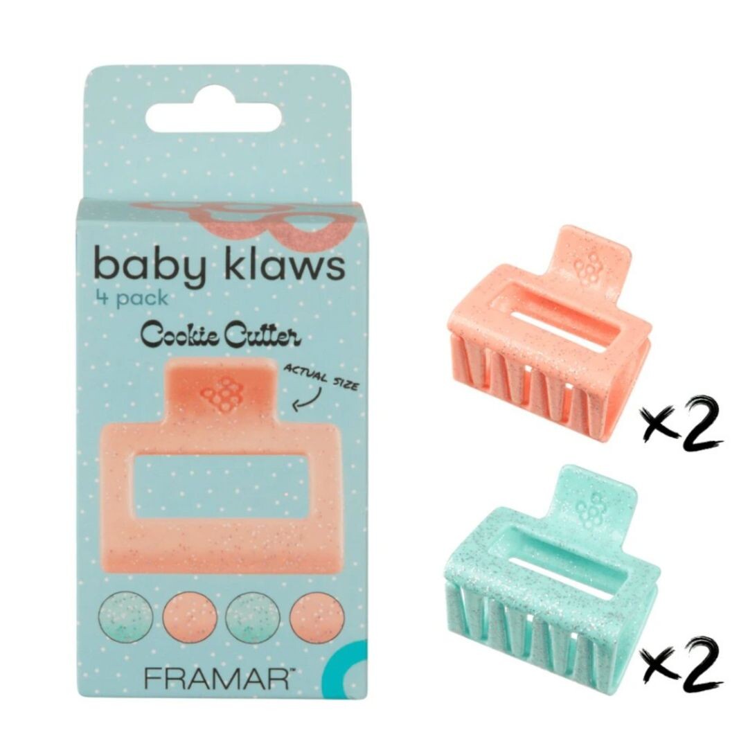 Framar CL-BK-CUT Baby Klaws Cookie Cutter - kolíčky do vlasů, 4 ks/bal