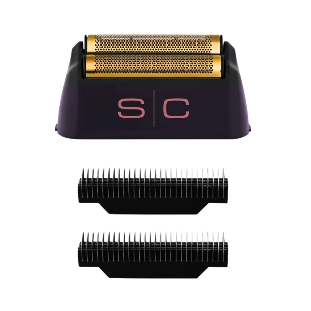 StyleCraft Instinct CUTTERS AND FOILS PINK (1329) - replacement shaving head for the SC INSTINCT shaver with pink letters