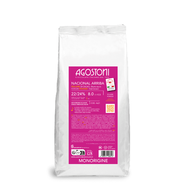 Agostoni Kakao 22/24 Single Origin Ecuador Nacional Arriba 1 kg