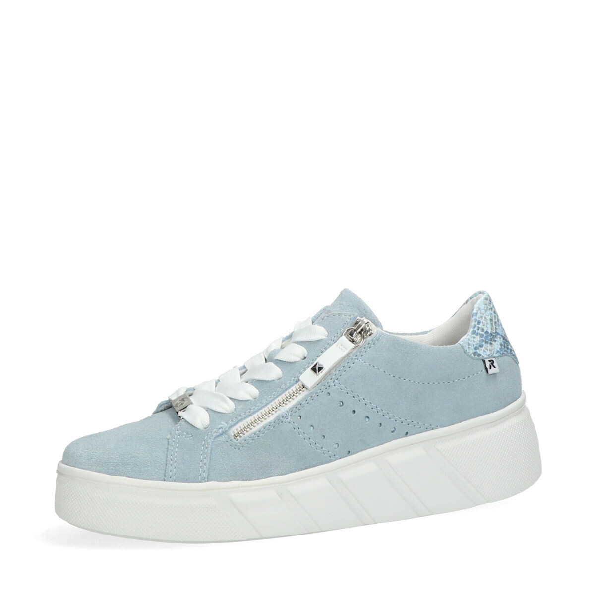 Rieker dámské semišové tenisky - modré - 36