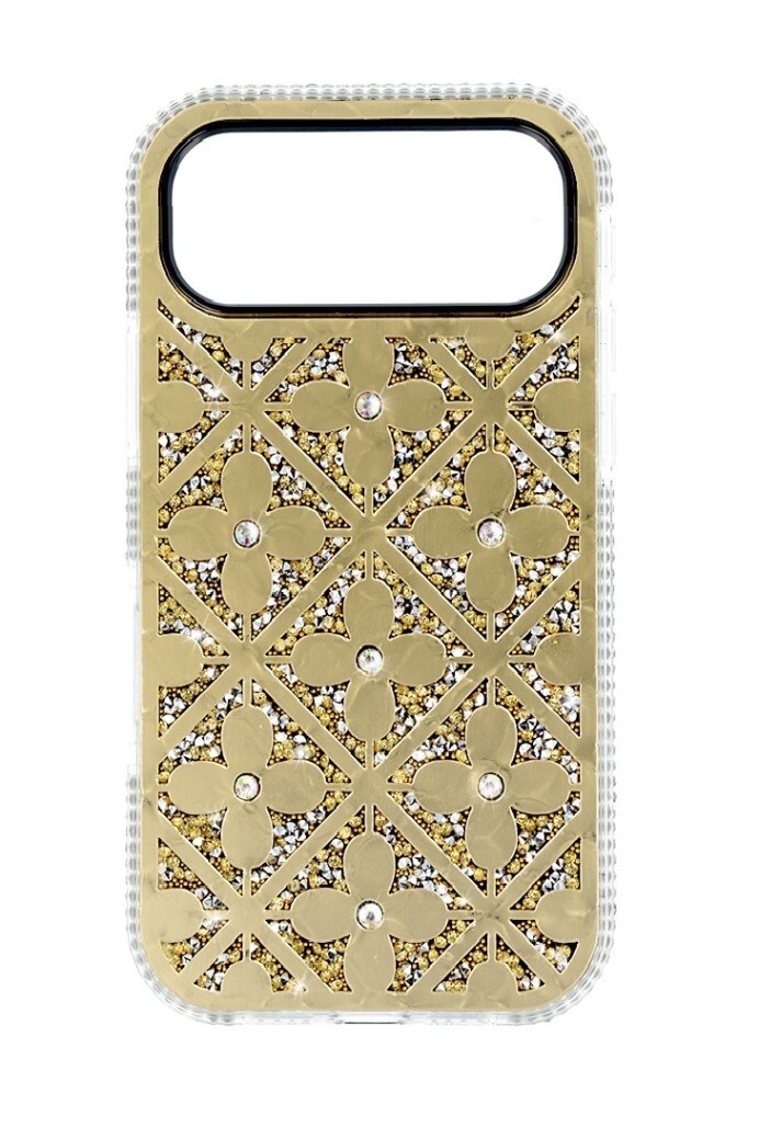 Zadní kryt Flower pro iPhone Air zlatý