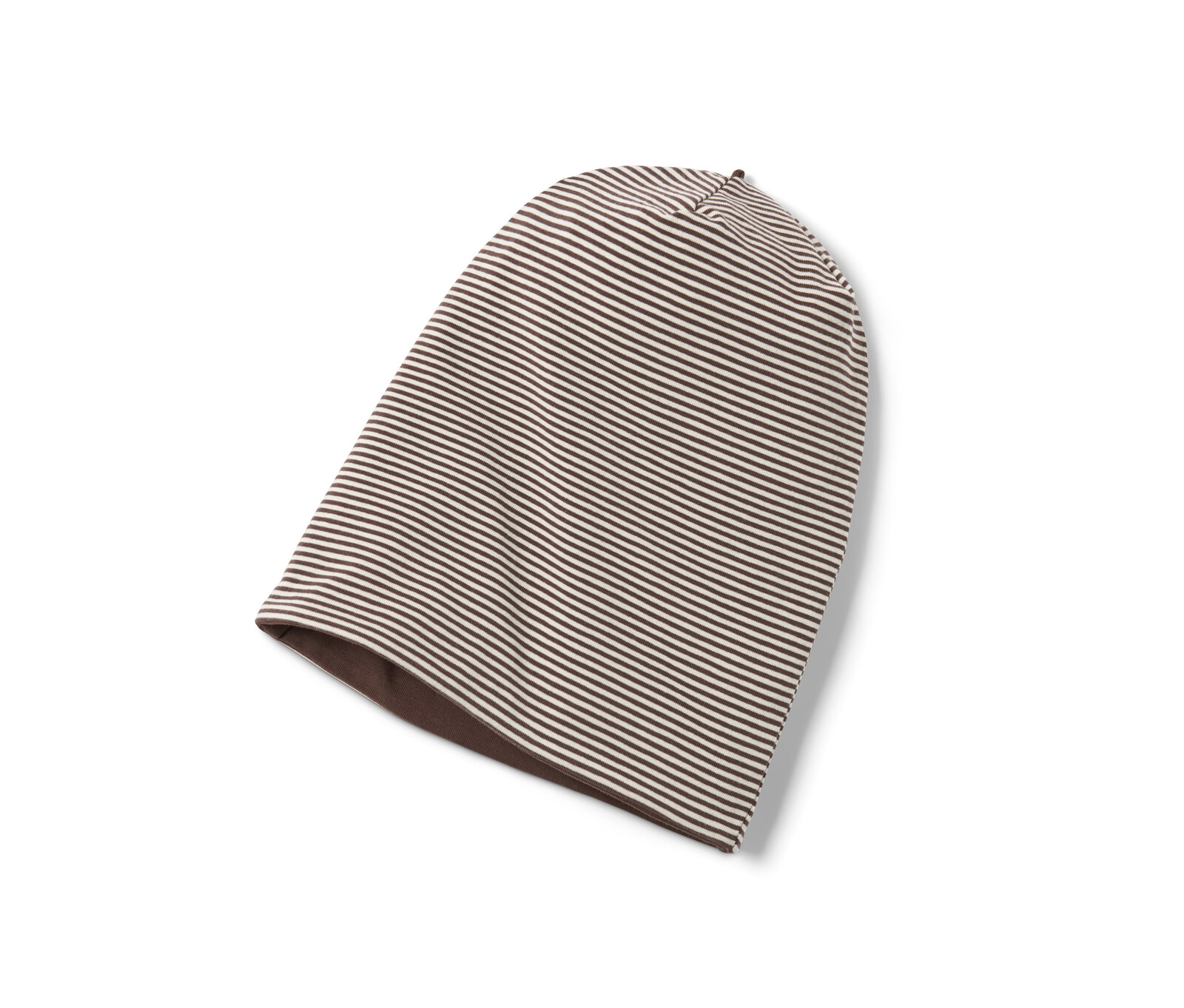 Tchibo - Oboustranná čepice - pro dívky - vel. 49-52 cm - barva: bílá/s proužky