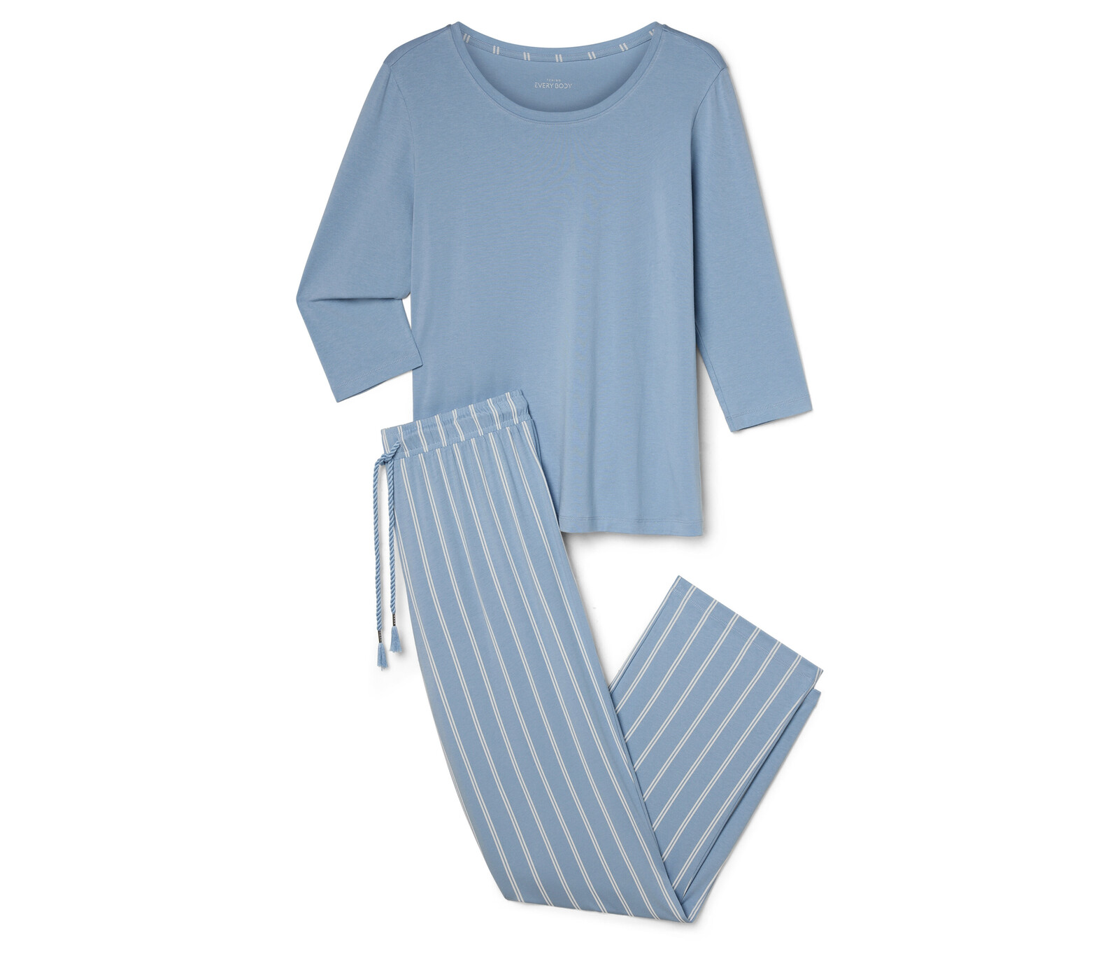 Tchibo - Pyžamo - pro ženy - vel. L 44/46 - barva: modrá/s proužky