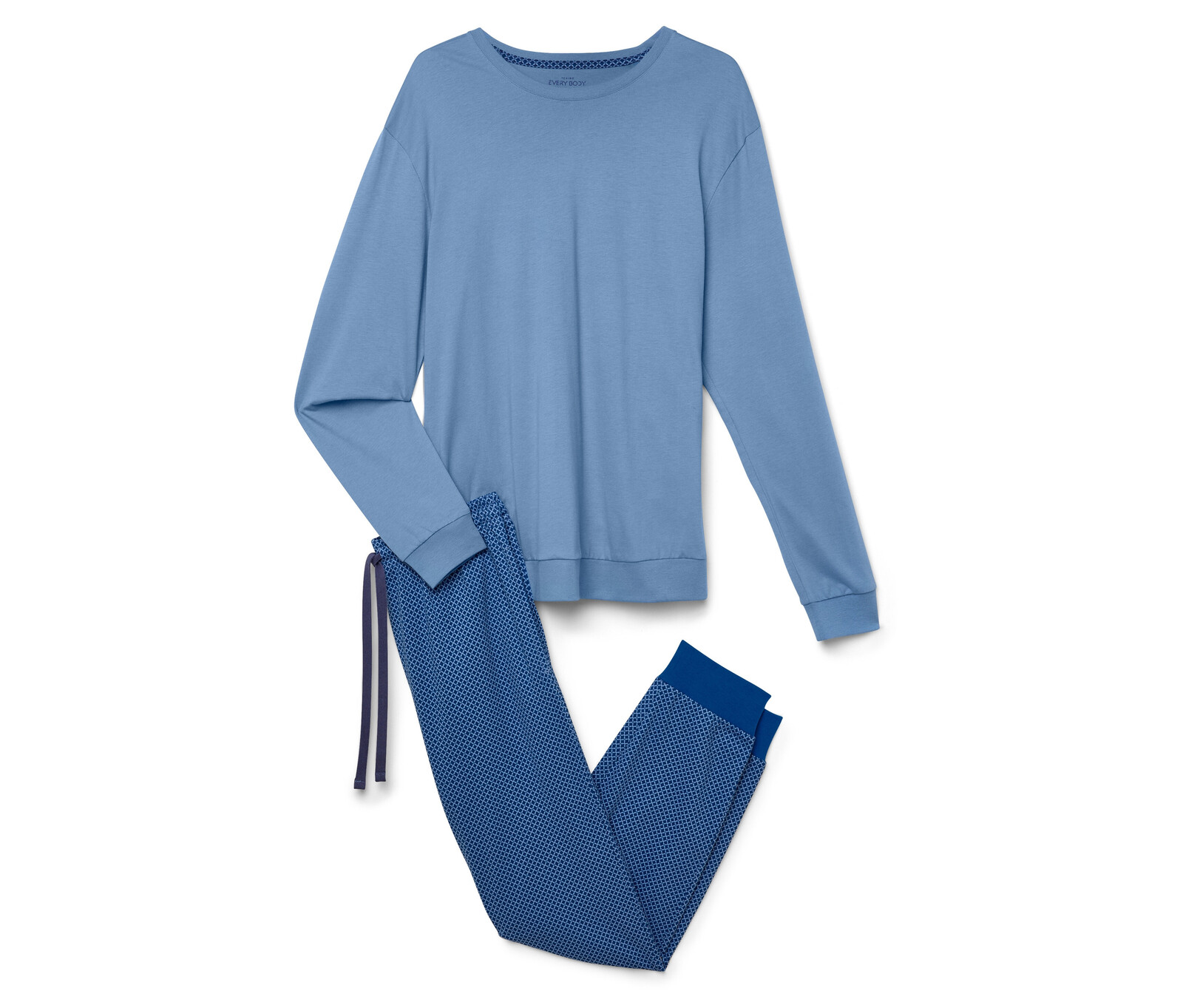 Tchibo - Pyžamo - pro muže - vel. L 52/54 - barva: modrá/s potiskem