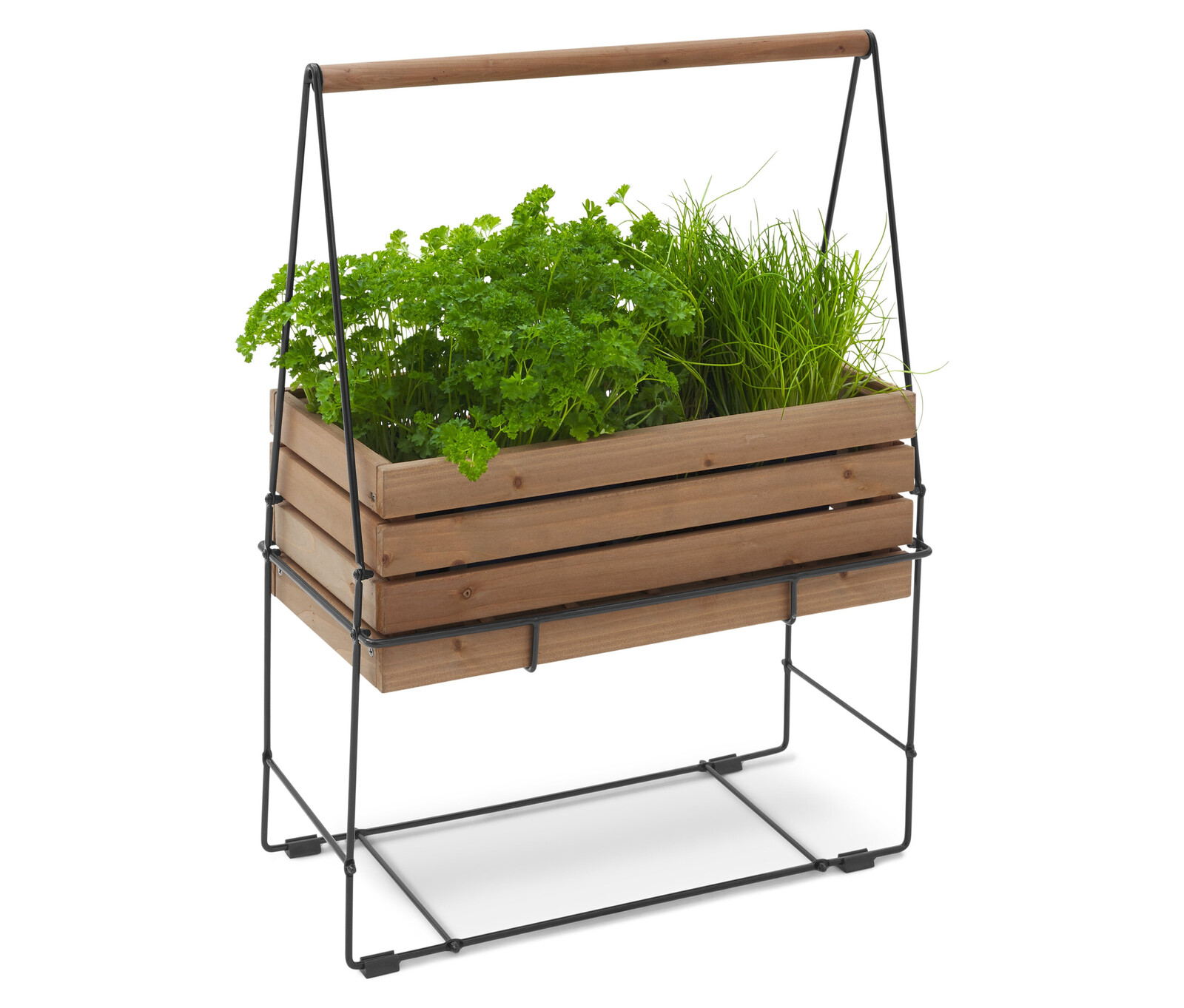 Tchibo - Truhlík na bylinky se stojanem »Elin« - barva: černá