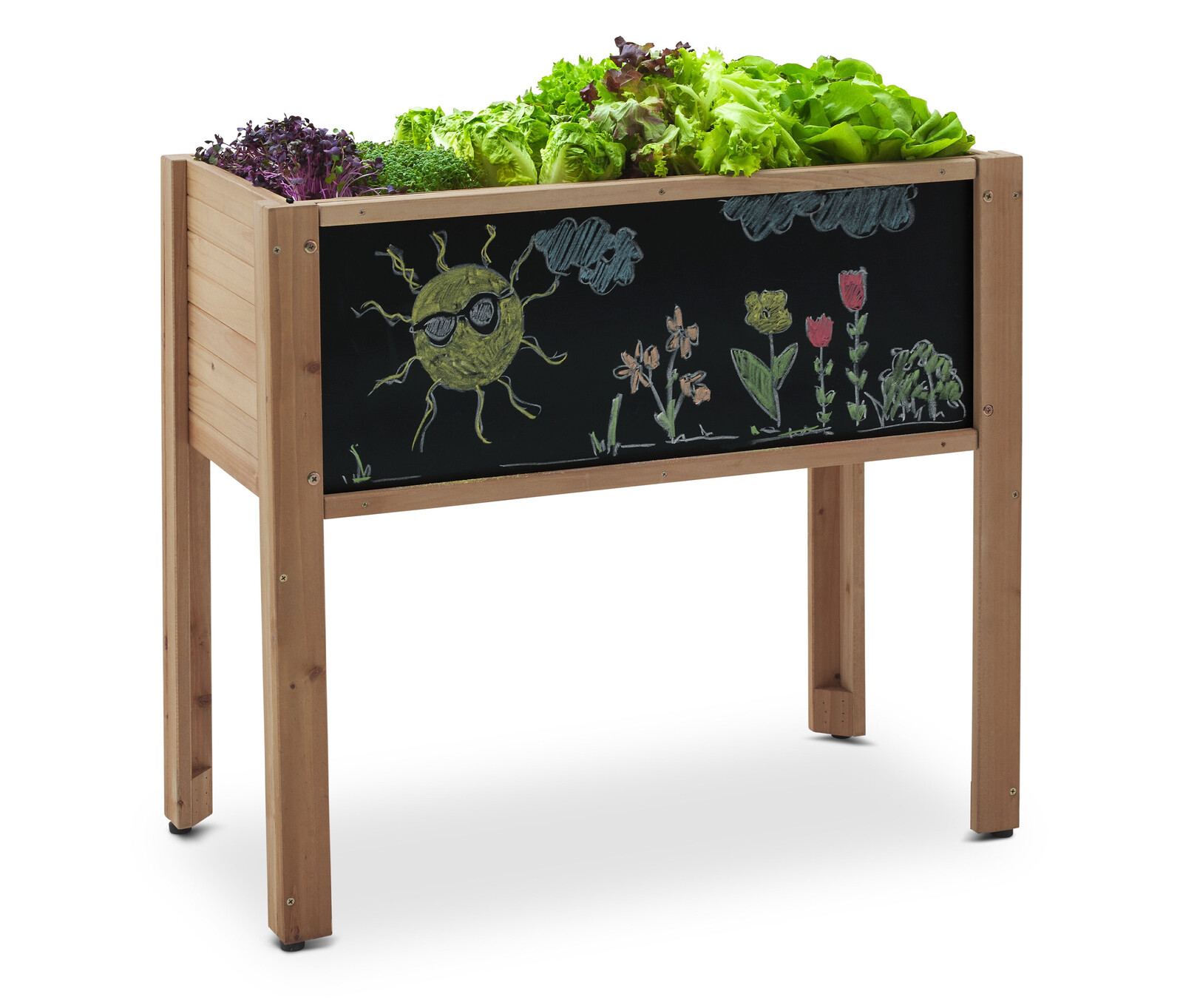 Tchibo - Vyvýšený záhon pro děti - barva: hnědá