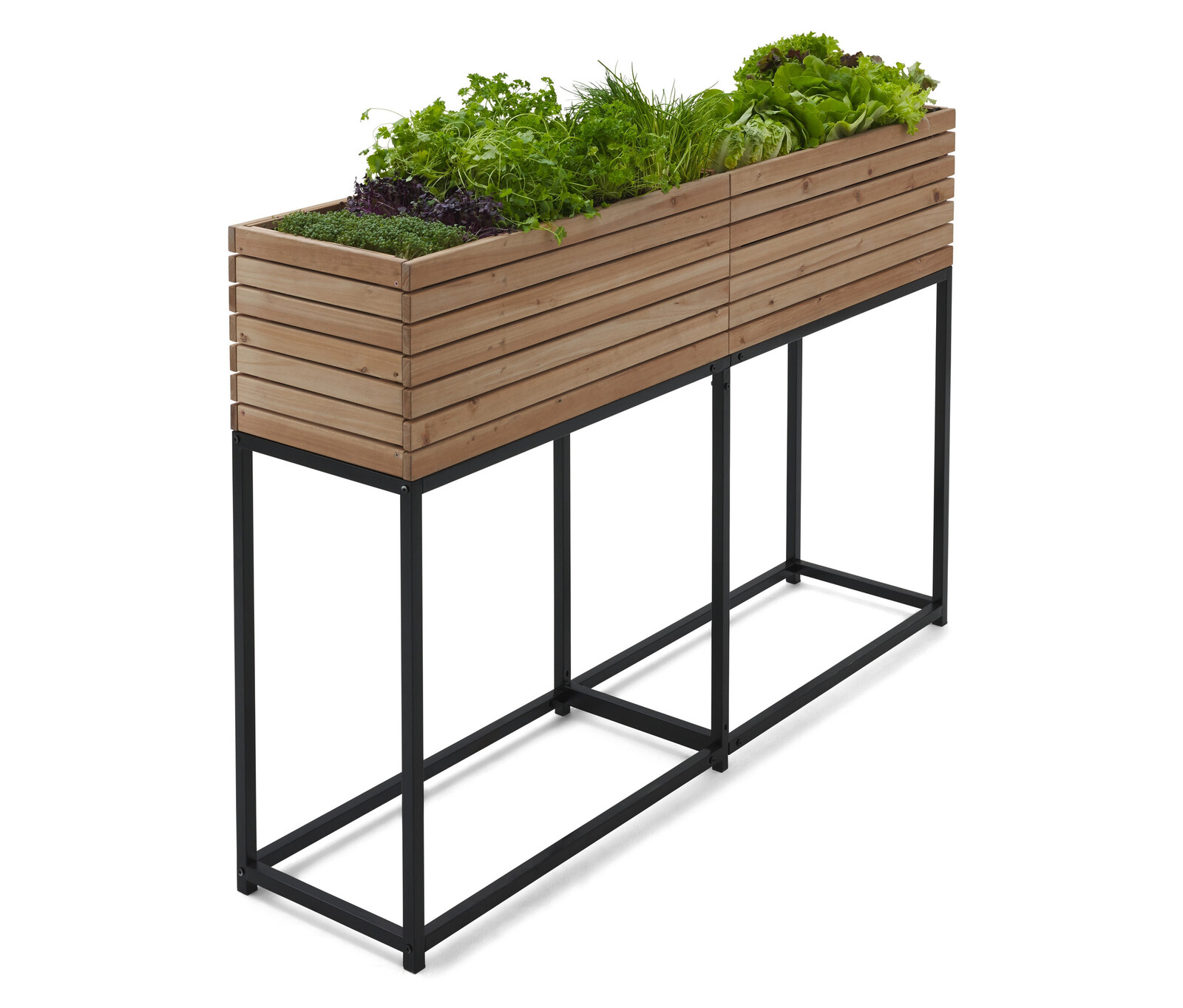 Tchibo - Úzký vyvýšený záhon »Elin« - barva: černá