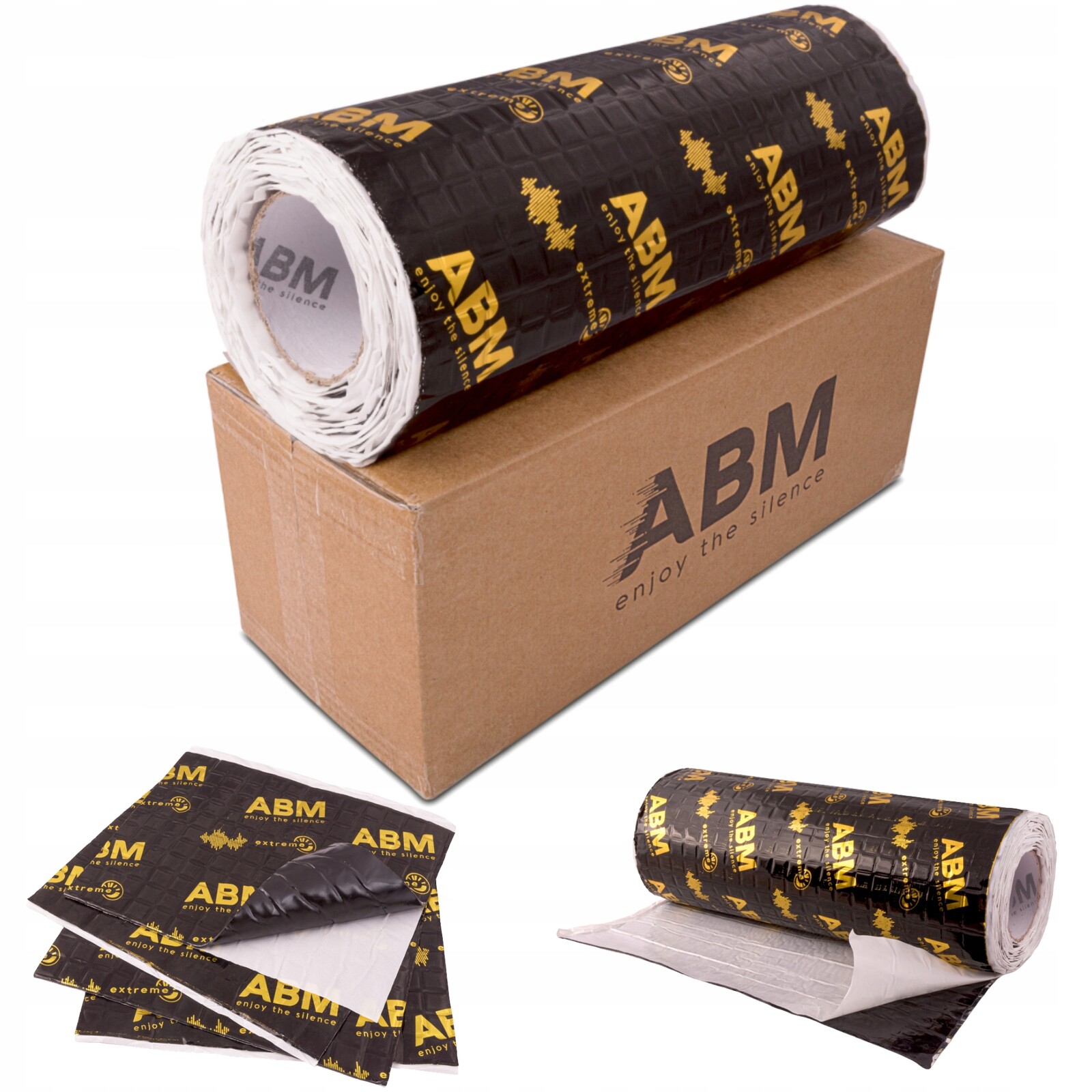 Odhlučňovací podložka prémiové třídy Butyl Abm Extreme 2 mm 40 x 500 cm