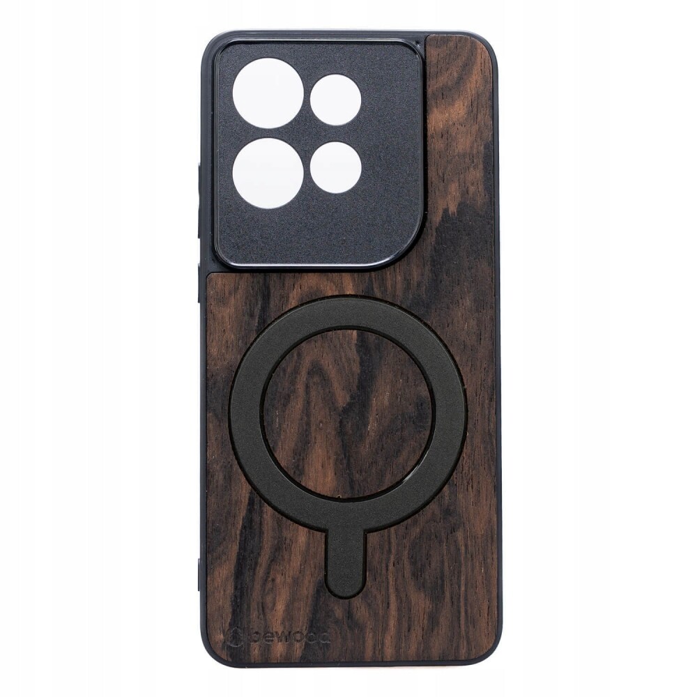 Dřevěné Pouzdro Bewood pro Motorola Edge 50 Neo 60 Neo Ziricote s MagSafe