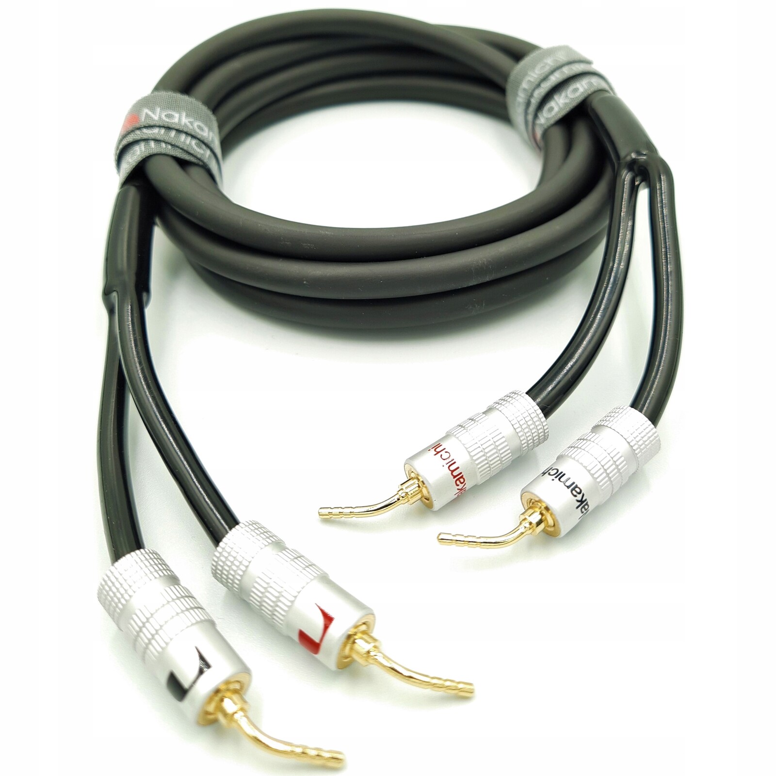 Nakamichi Ofc reproduktorový kabel 2x2,5 mm² kolíky 0,5 m