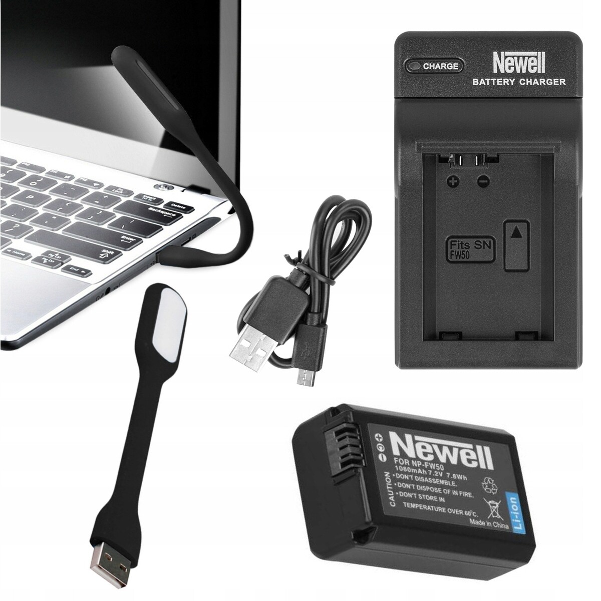 Nabíječka+aku Baterie pro Sony Alpha A5100 A6000 A6100 A6300 A6400 A6500