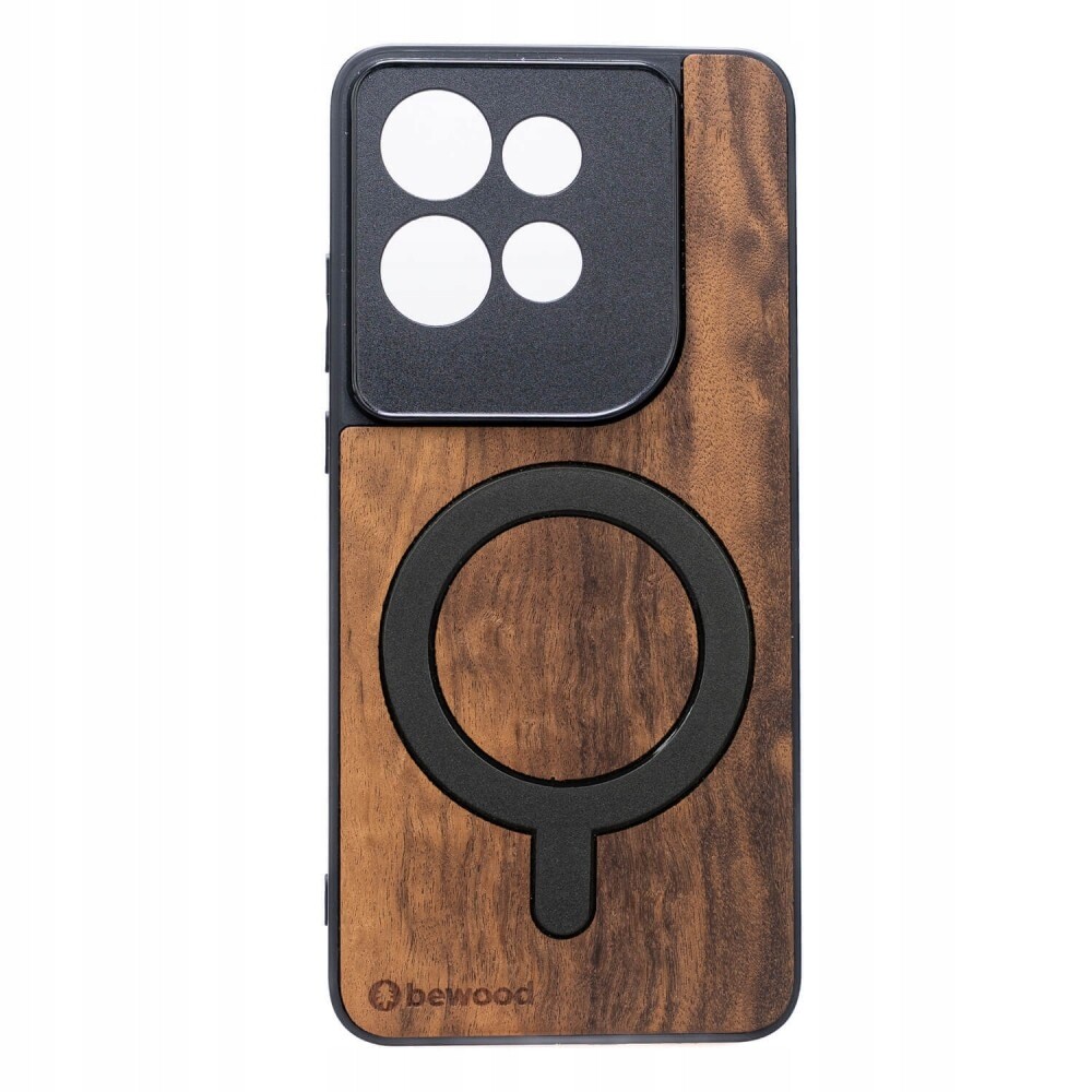 Dřevěné Pouzdro Bewood pro Motorola Edge 50 Neo 60 Neo Imbuia s MagSafe