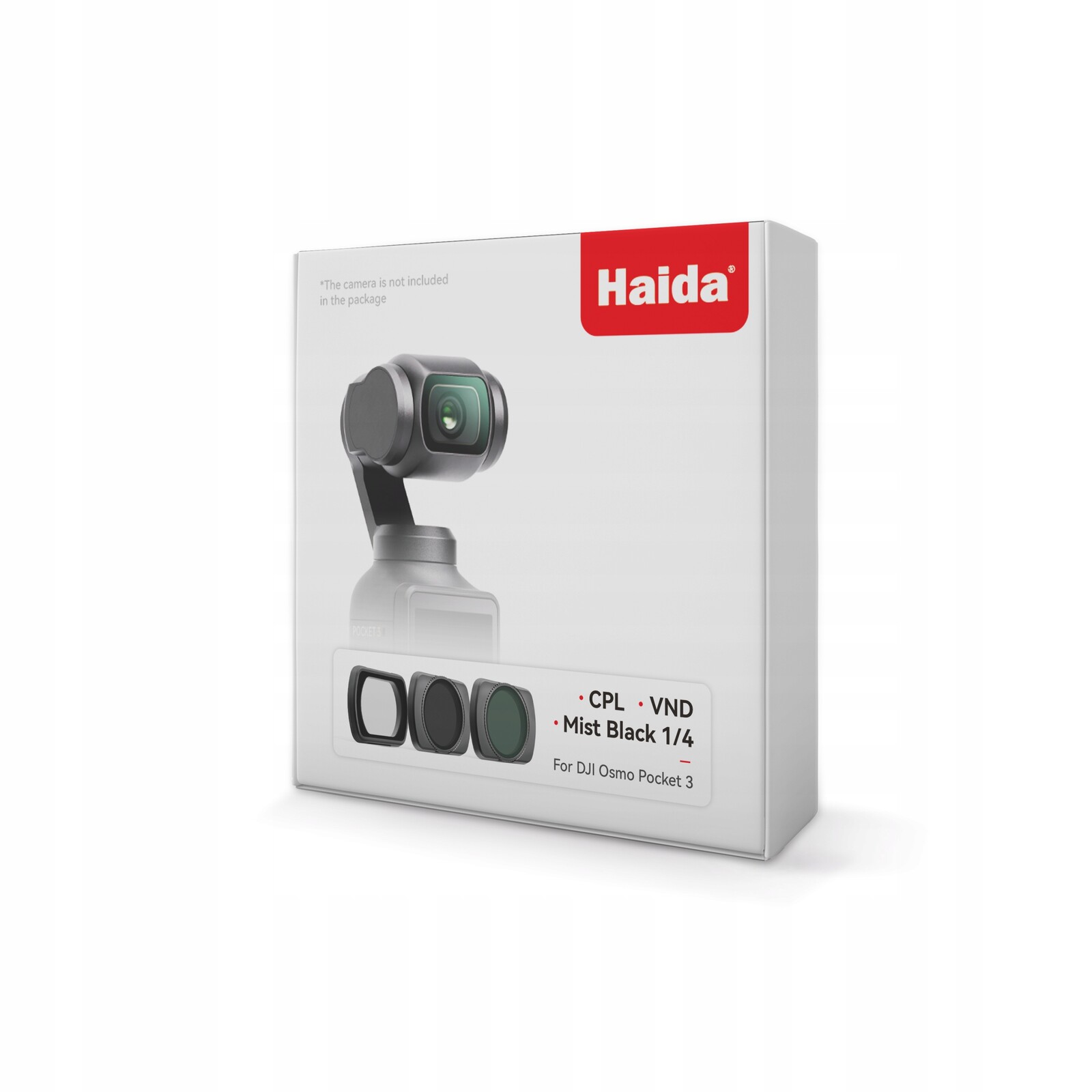 Sada filtrů Haida NanoPro (CPL+VND+Mist Black 1/4) pro Osmo Pocket 3