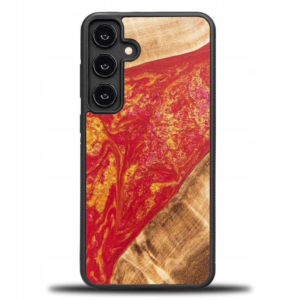 Pouzdro Bewood Unikátní pro Samsung Galaxy S24 Fe 5G Neonové Paříž