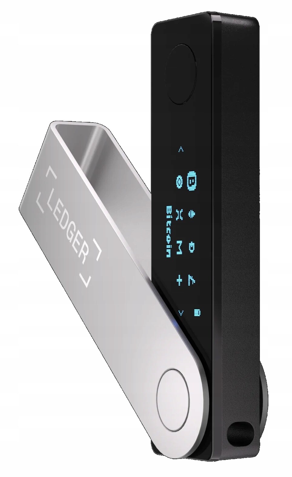 Kryptoměnová peněženka Ledger Nano X stříbrno-černá Bluetooth