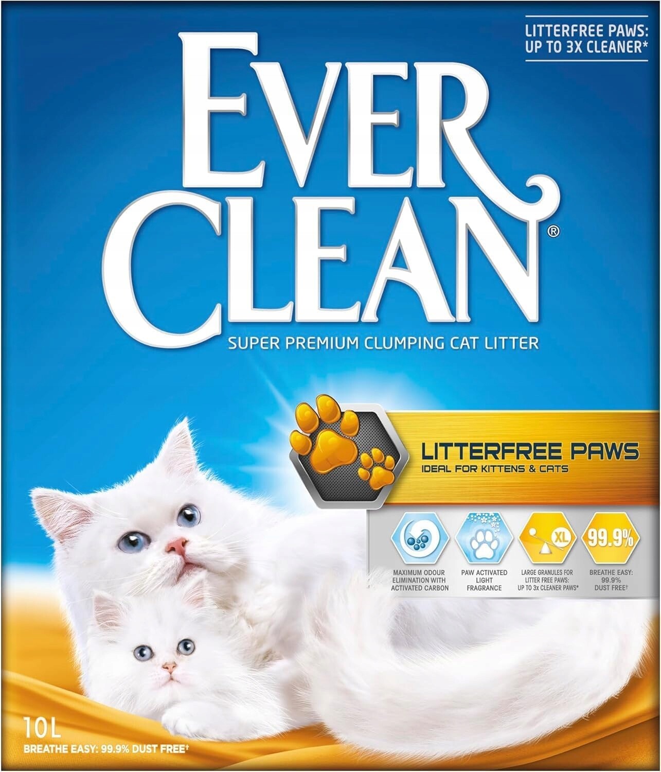 Ever Clean® Litterfree Paws kočkolit - 10 l