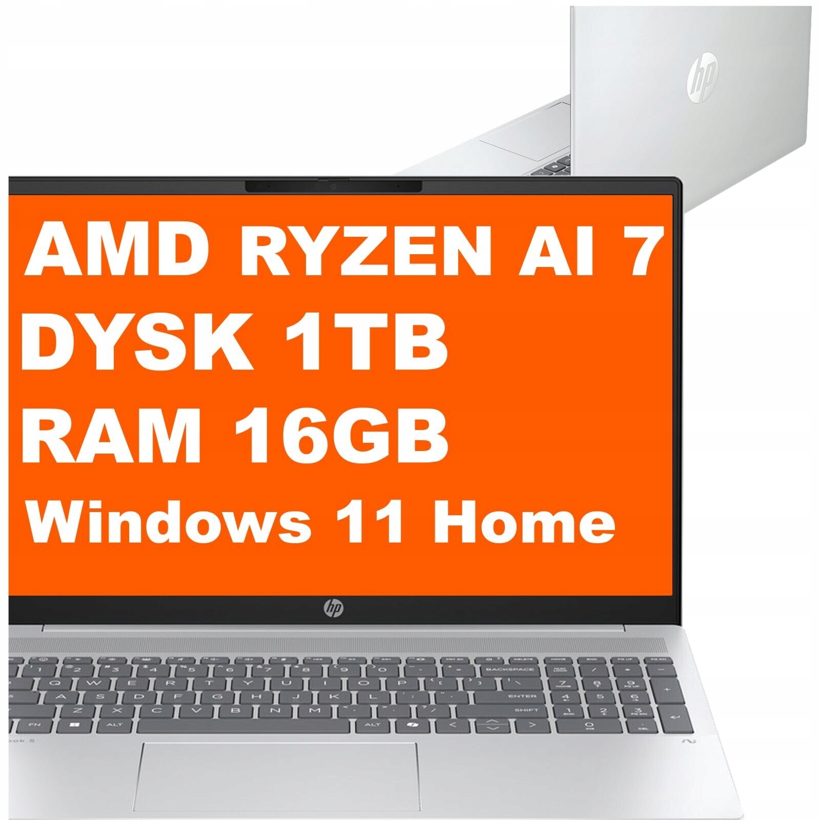 Notebook Hp OmniBook 5 16-ag Ryzen Ai 7 16GB 1TB Radeon 860M 2k Win11 Šedý