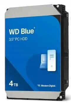 Hdd|western DIGITAL|Blue| 4 TB|Serial Ata III|Vyrovnávací paměť 128 MB|5400 ot./min|3,5 