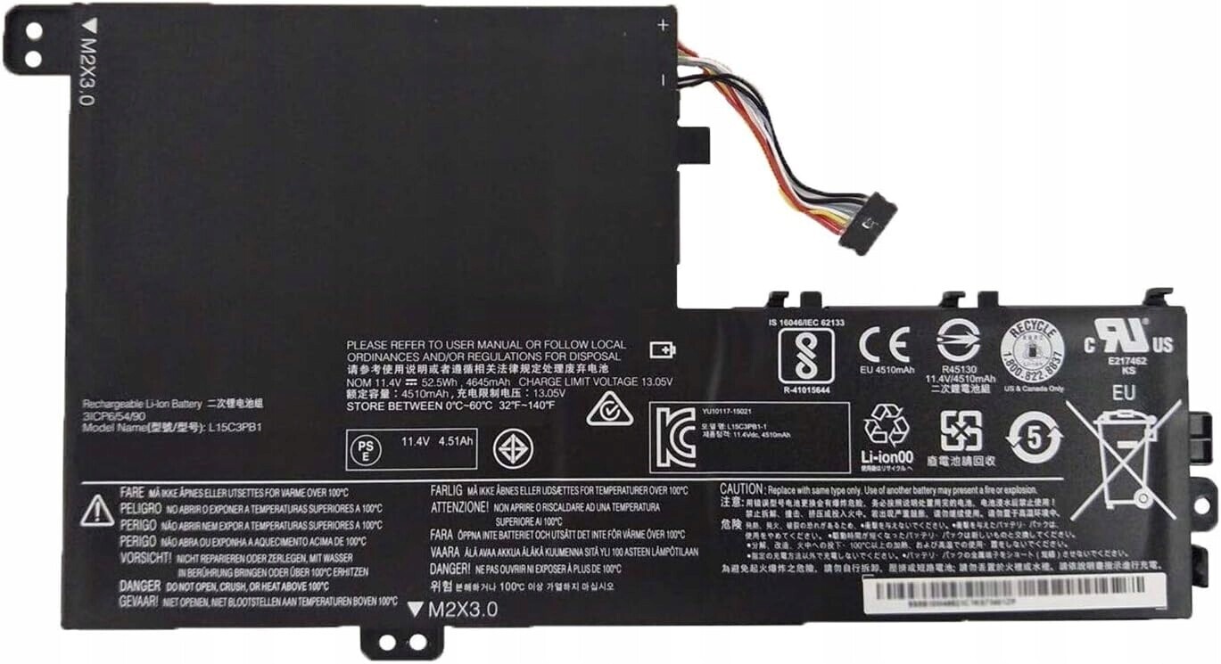 Baterie 11,4V 52,5Wh 4645mAh pro Lenovo Flex 5 1570 1470 IdeaPad 320S-14IKB