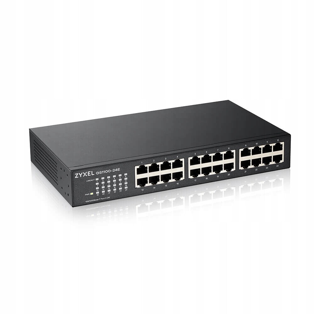 ZyXEL GS1100-24E, 24-port 10/100/1000Mbps Gigabit Ethernet switch v3, Fanle