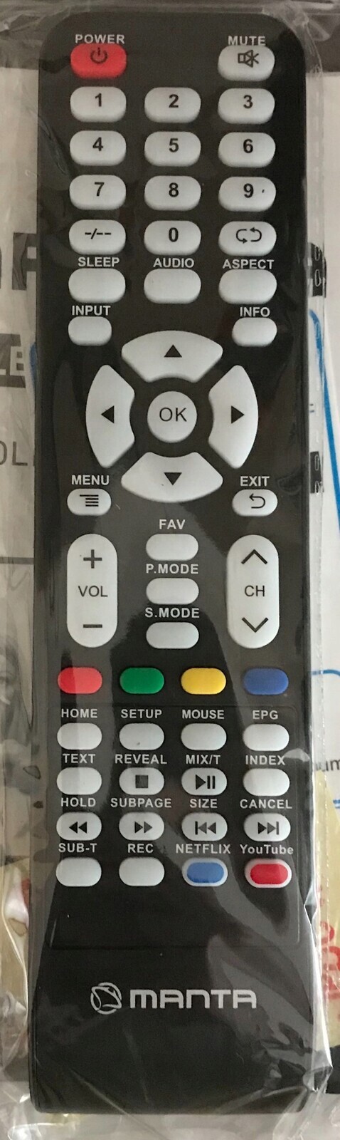 Dálkový Ovladač pro Manta 60LUA58M