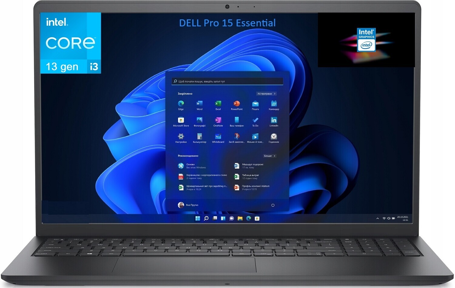 Notebook Dell Pro 15 Essential 15.6