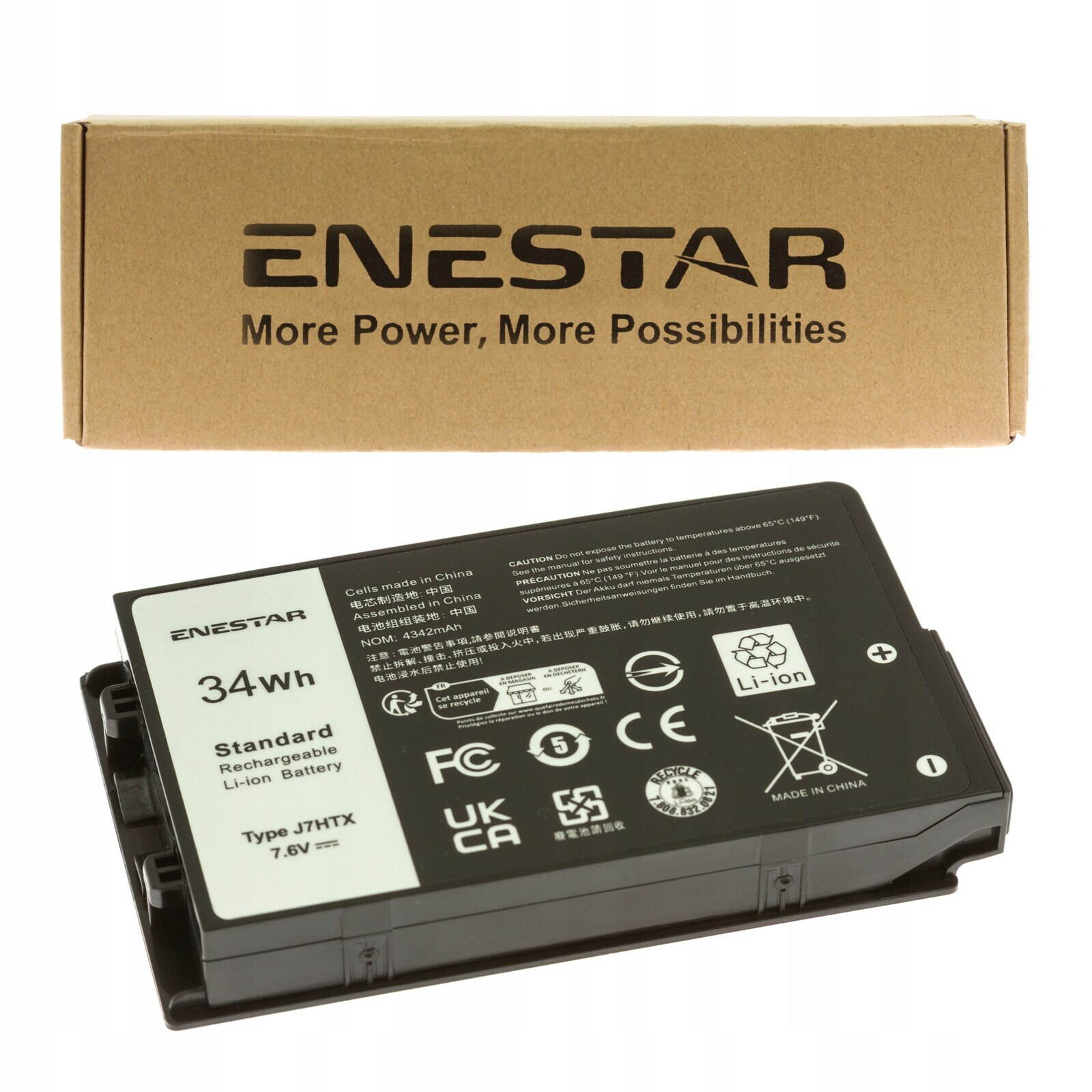 Prémiová baterie pro Dell J7HTX 7202 7212 7220 Rugged Extreme Tablet Latitude