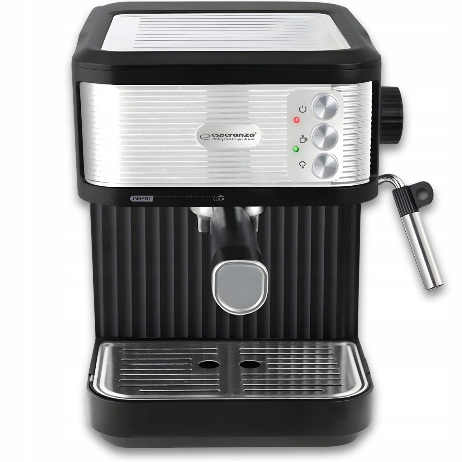 Tlakový pákový kávovar s napěňovačem Caturra 1.8L