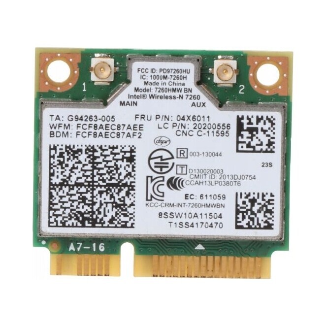 Univerzální Bezdrátová Karta 7260AC