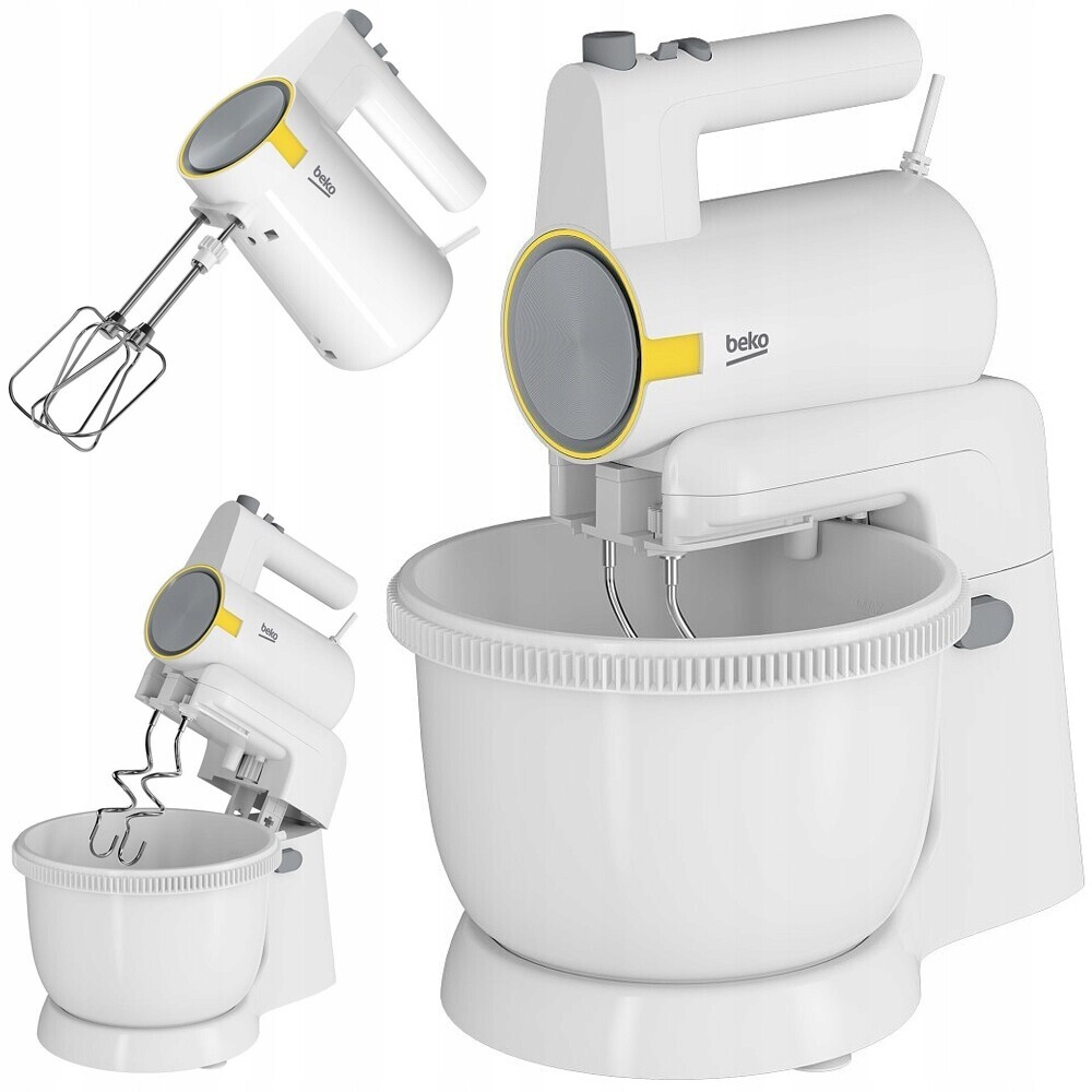 Ruční mixér s mísou Beko HMM62444W kuchyňský robot