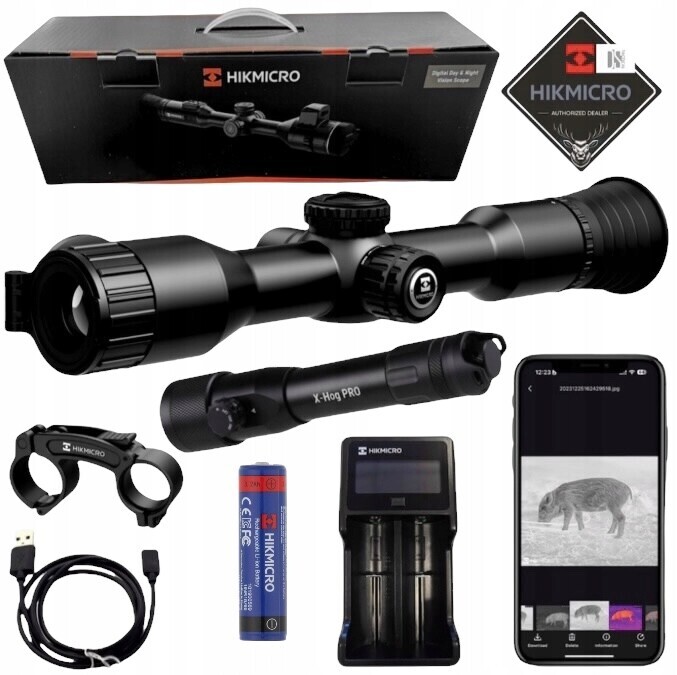 Noční vidění Hikmicro Alpex A40E 4K Lite +X-hog Pro v2 Led 940/850